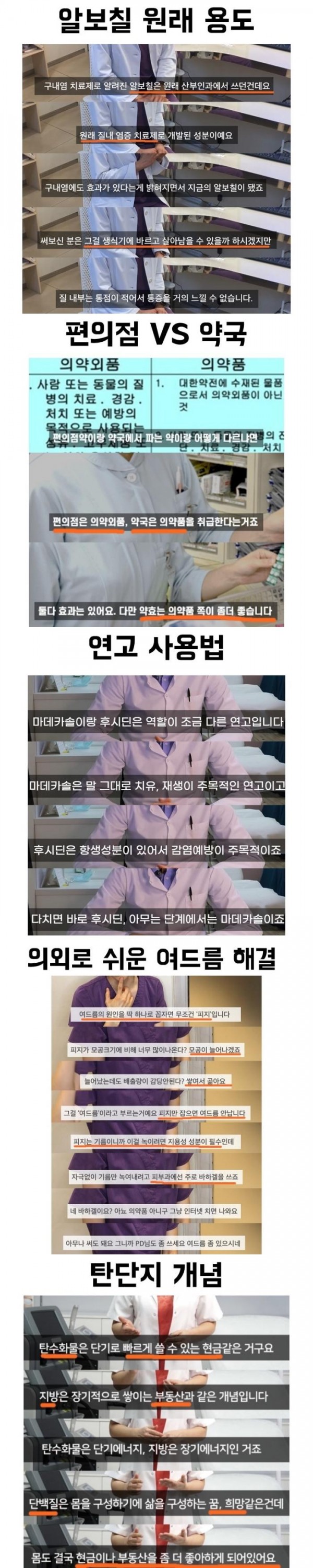 의약 사용법